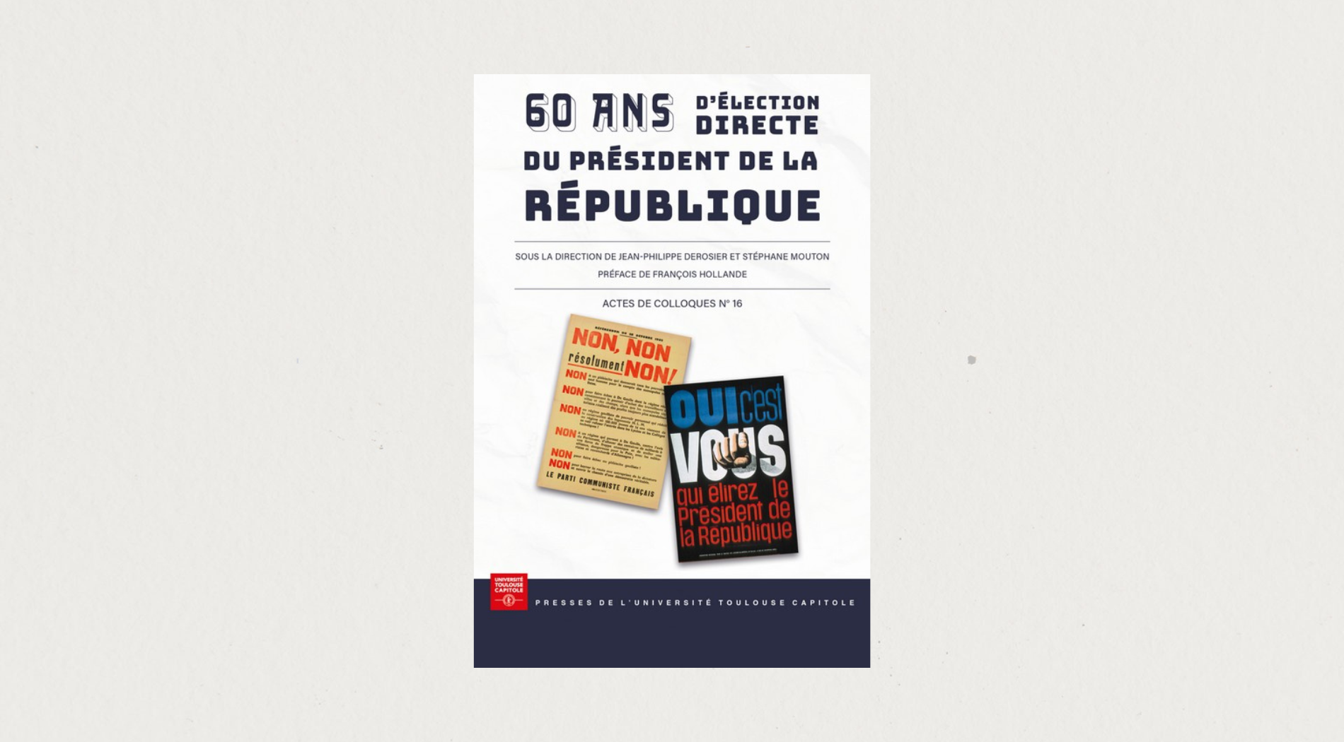 Illustration de l'article 60 ans d'élection directe du Président de la République 